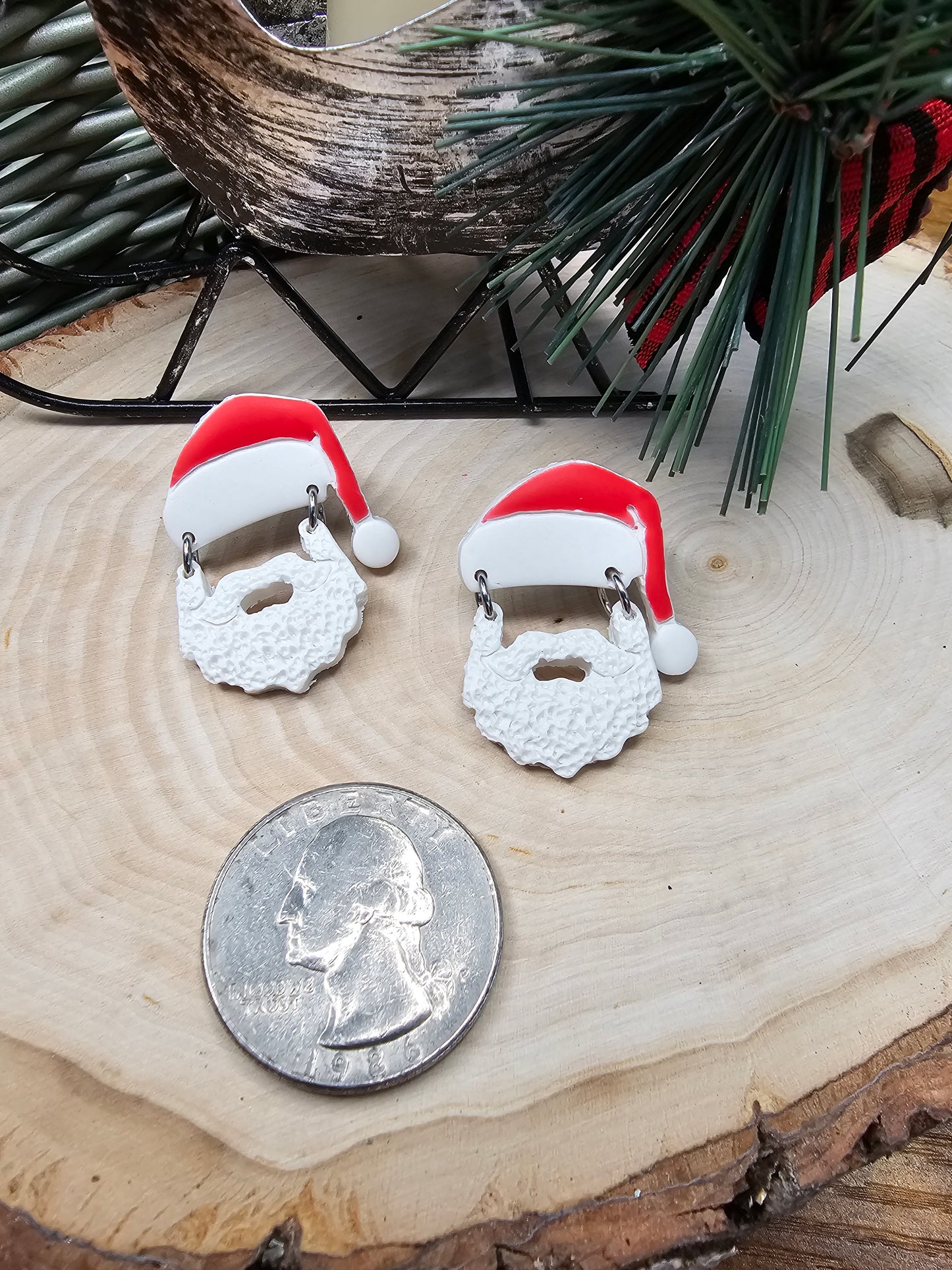 Small Santa post